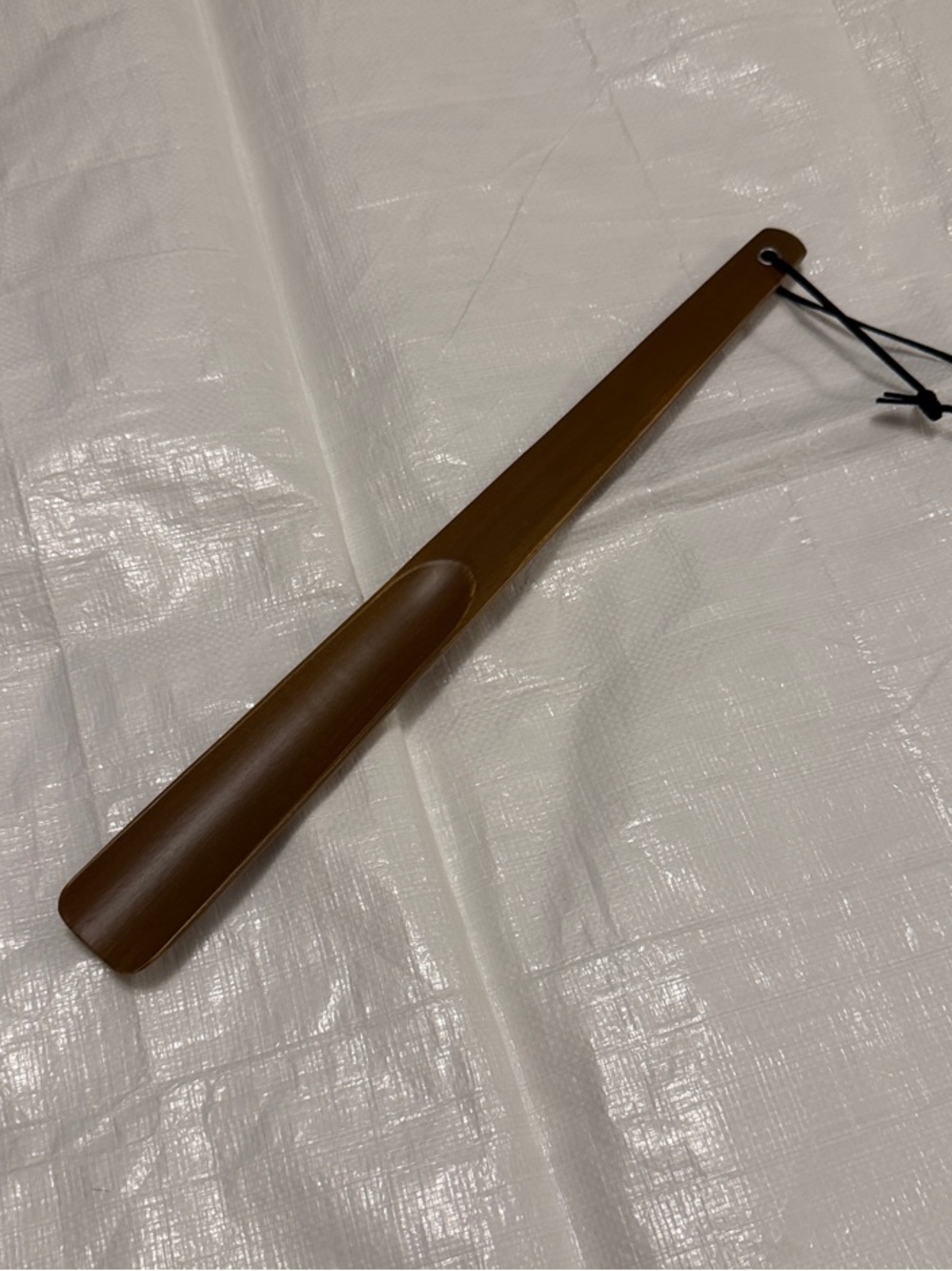 Classic Wooden Shoe Horn in Brown